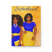 Load image into Gallery viewer, The Sisterhood Blue/Gold Hardcover Journal Matte
