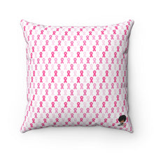 Load image into Gallery viewer, Survivor Spun Polyester Square Pillow
