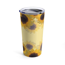 Load image into Gallery viewer, She Is Clothed SunflowersTumbler 20oz

