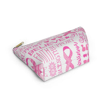 Load image into Gallery viewer, Awareness Accessory Pouch w T-bottom
