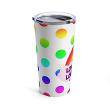 Load image into Gallery viewer, Love Is Love Rainbow Tumbler 20oz
