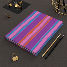 Load image into Gallery viewer, Ankara Stripes Hardcover Journal Matte
