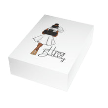 Load image into Gallery viewer, Happy Birthday-Black Folded Greeting Cards (1, 10, 30, and 50pcs)
