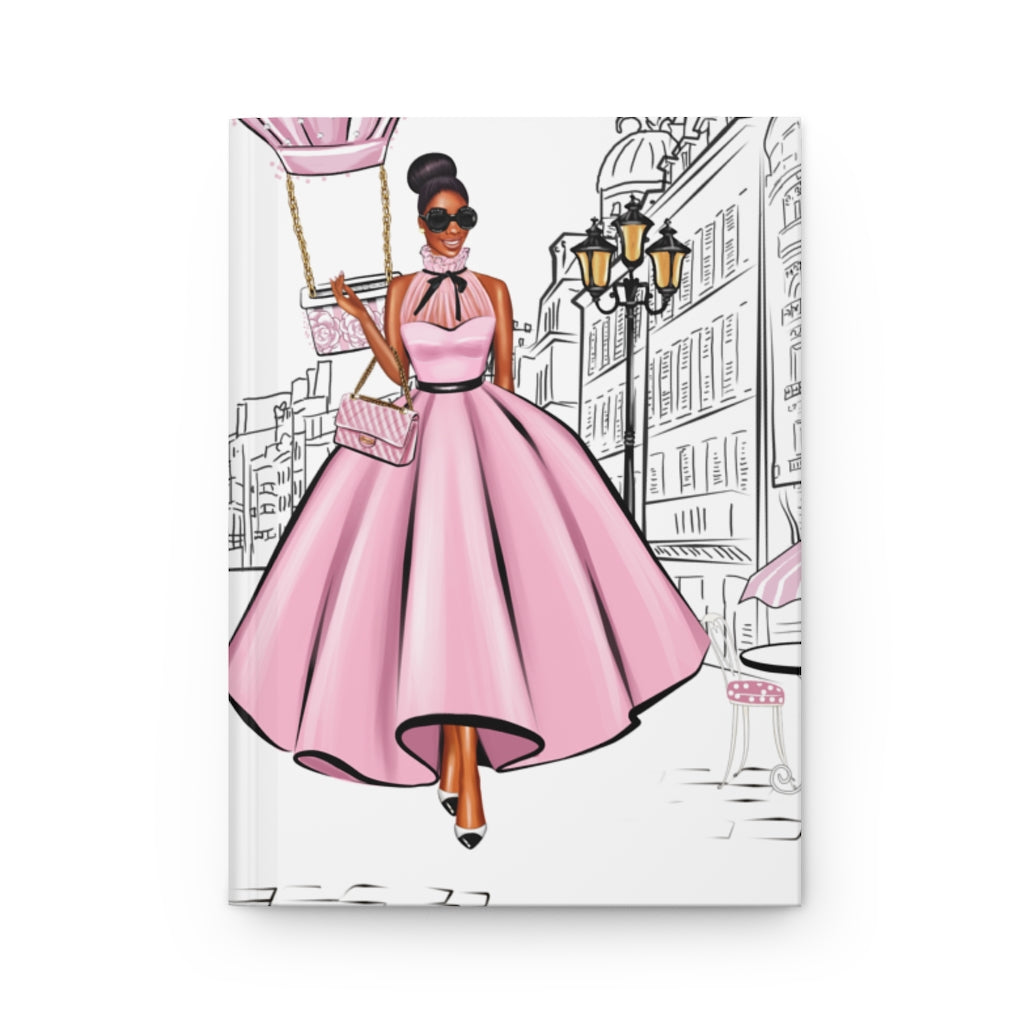 Paris Pink Hardcover Journal Matte