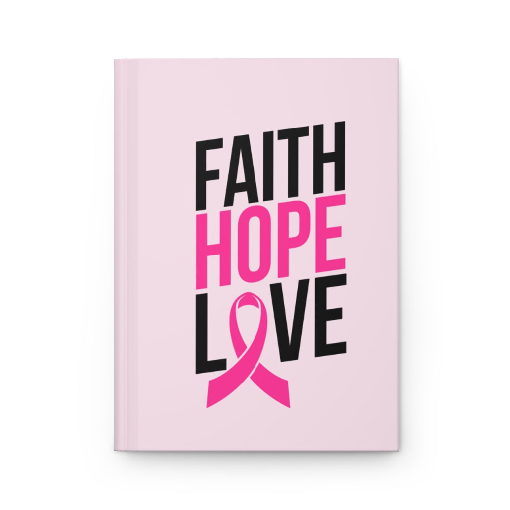 Faith Hope Love Hardcover Journal Matte