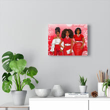Load image into Gallery viewer, The Sisterhood Red/White Canvas Gallery Wraps

