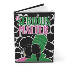 Load image into Gallery viewer, A Serious Matter Pink &amp; Green Hardcover Notebook Journal Matte
