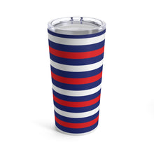 Load image into Gallery viewer, Red White Blue Stripes Tumbler 20oz
