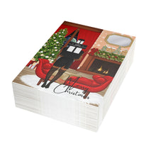 Load image into Gallery viewer, Merry Christmas-Red Folded Greeting Cards (1, 10, 30, and 50pcs)
