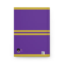 Load image into Gallery viewer, His PurpleGold Hardcover Notebook Matte
