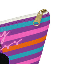 Load image into Gallery viewer, Stay Fearless Accessory Pouch w T-bottom- Monday Madness
