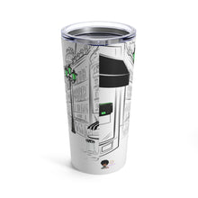 Load image into Gallery viewer, Paris Theme Green Tumbler 20oz
