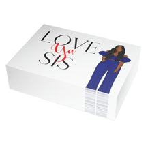 Load image into Gallery viewer, Love Ya Sis-Blue Folded Greeting Cards (1, 10, 30, and 50pcs)
