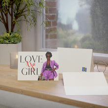 Load image into Gallery viewer, Love Ya Girl-Purple Folded Greeting Cards (1, 10, 30, and 50pcs)
