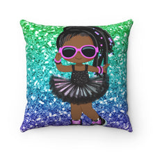 Load image into Gallery viewer, Glitter HipHop4 Kids Spun Polyester Square Pillow
