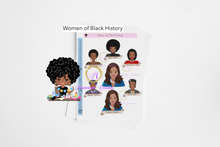 Load image into Gallery viewer, Women of BLK History Stickers
