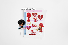 Load image into Gallery viewer, Valentines Day Just Me &amp; You Stickers
