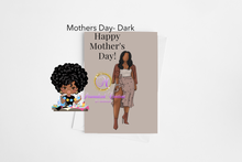 Load image into Gallery viewer, Mothers Day Collection Folded Greeting Cards - Dark
