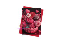 Load image into Gallery viewer, Printable Valentines Day Card: Sweets1- Instant Digital Download
