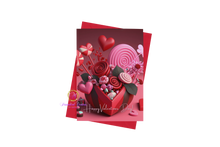 Load image into Gallery viewer, Printable Valentines Day Card: Sweets2- Instant Digital Download
