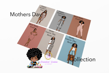 Load image into Gallery viewer, Mothers Day Collection Folded Greeting Cards - Dark
