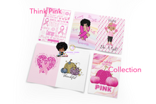 Load image into Gallery viewer, Think Pink Assorted Collection (6) Cards- Not Personalized
